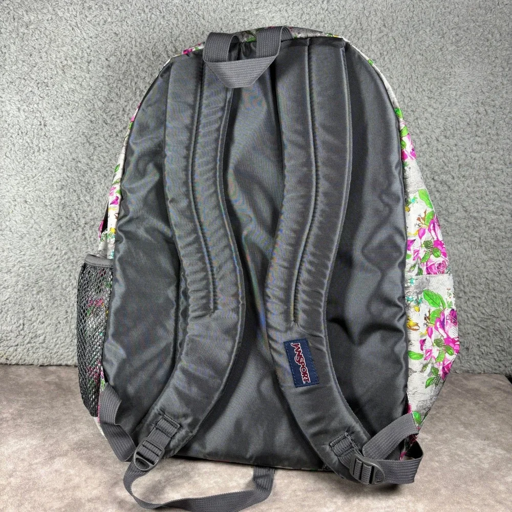 JanSport Backpack Unisex Large Multi Concrete Floral Big Student 34L JS00TDN70KL